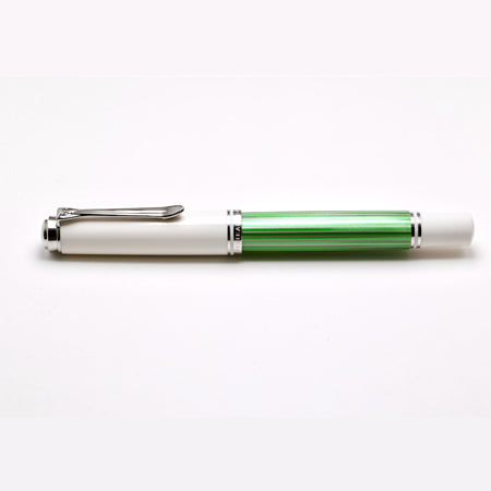 【未使用品】Pelikan 万年筆 M605「グリーンホワイト 」 即日出荷OK】Pelikan ペリカン 万年筆 M605 スーベレーン グリーン