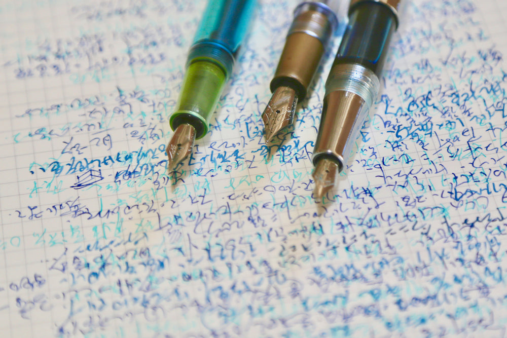 「ブルー」の重ね書きが朝活の勉強にいい！