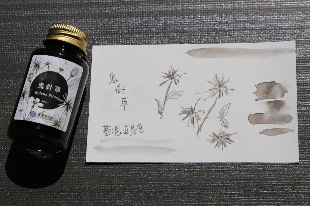 藍濃道具屋 2026年春季限定インク 媠甲有賰 Vol.4 【鬼針草（グイ
