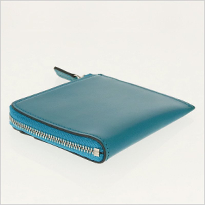 イルブセット　ZIP WALLET　L字型ジップ財布　L.Blue